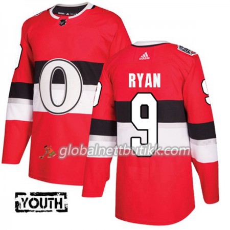 Ottawa Senators Hockeydrakt Bobby Ryan 9 2017-2018 Rød Classic Adidas Authentic - Barn